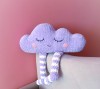 Rankų darbo minkštas žaislas-pagalvėlė „Debesėlis“ (30cm) Rankų darbo minkštas žaislas-pagalvėlė „Debesėlis“ (30cm)